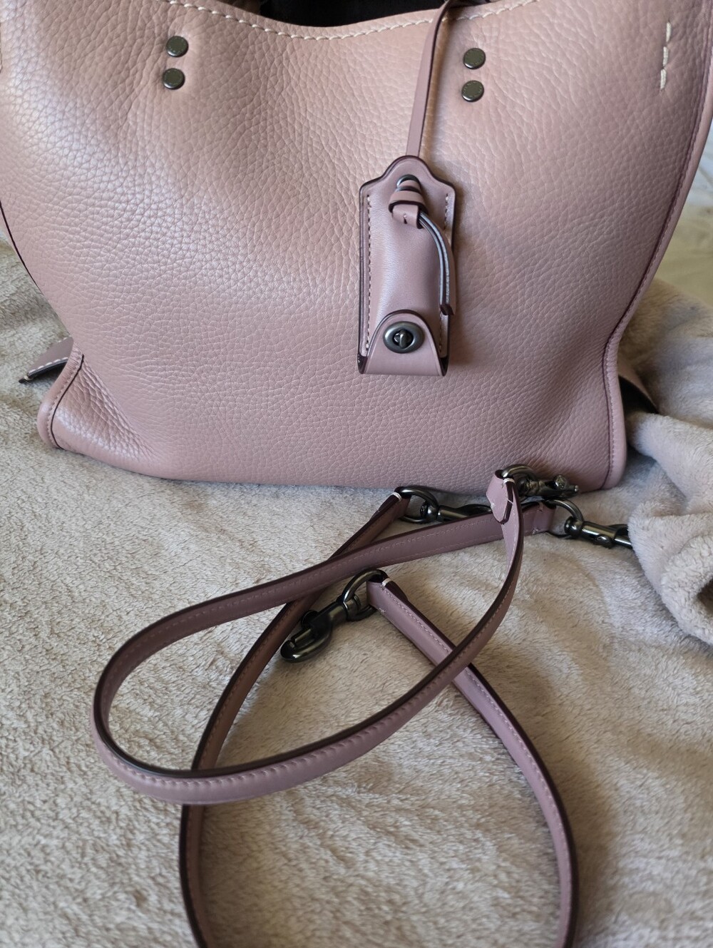 Coach Rogue 30 In DUSTY ROSE - Picture 6 of 6